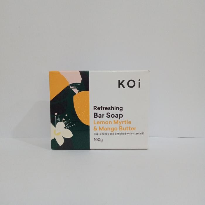 

Koi Refreshing Bar Soap Lemon Myrtle & Mango Butter 100G /Sabun Batang