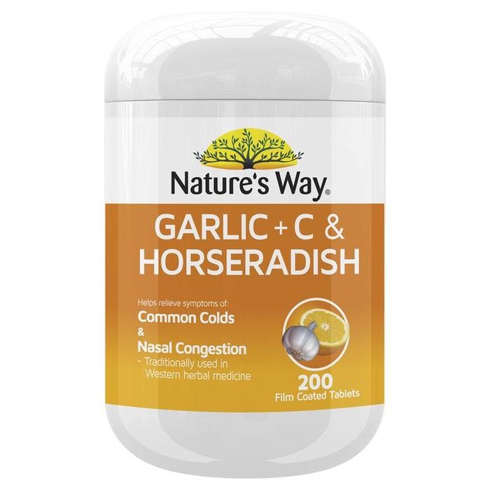 

Nature'S Way Garlic + C & Horseradish 200 Tablets