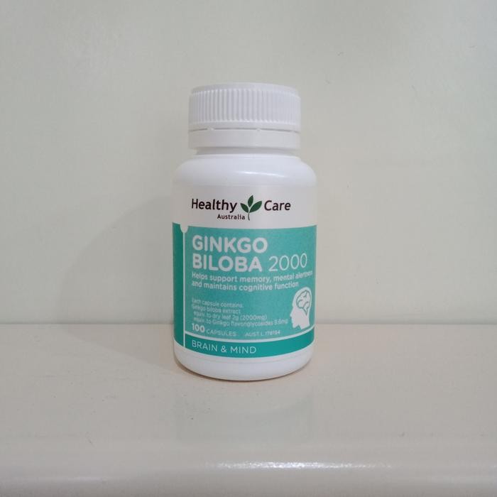 

Healthy Care Ginkgo Biloba 2000 100 Capsules