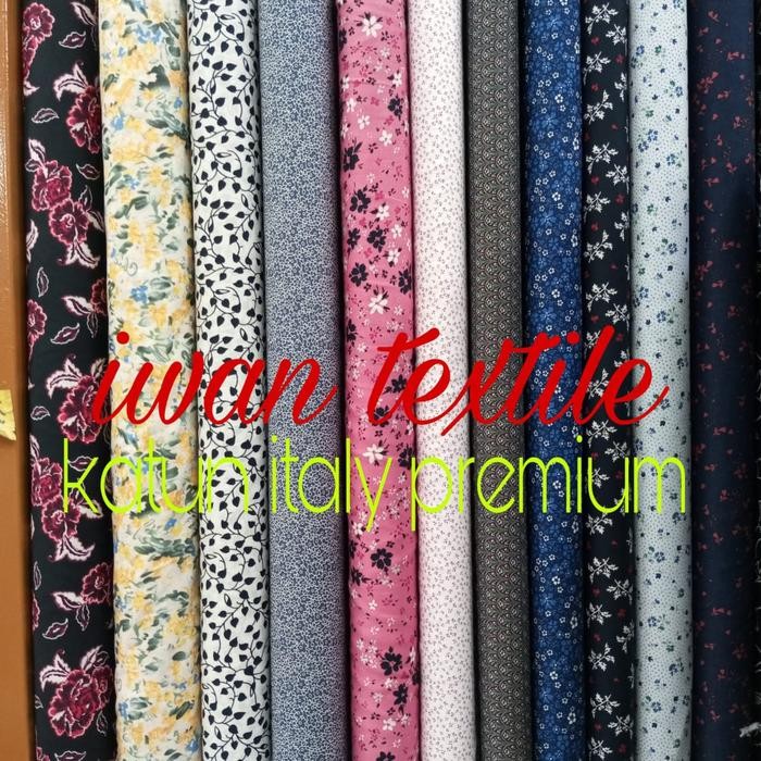 

Promo Katun Italy / Kain Motif Bunga / Bahan Baju Kemeja Gamis Blouse