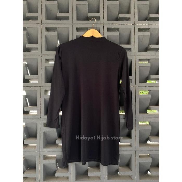 pita Manset Tunik Kaos Sport/ Baju Manset olahraga Atasan WanitaMuslim Panjang