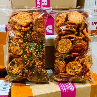 

keripik tempe janda bandung pedas daun jeruk 1kg.