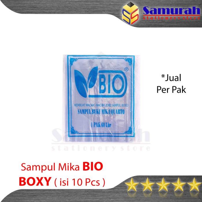 

New Sampul Plastik Mika BIO Ukuran Quarto isi 10 Lembar / Sampul Buku Tulis Kuarto / Kwarto Sidu 38