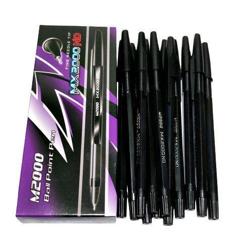 

New Bolpen Pulpen Mx2000nd Tinta Hitam isi 12pcs Stationery