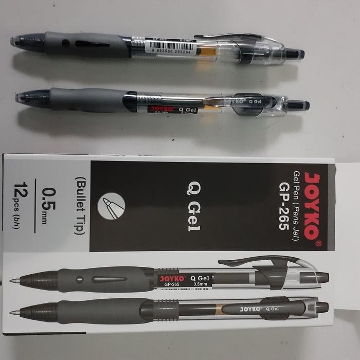 

New balpoint GEL joyko GP-265/pulpen JOYKO 265 / warna hitam dan biru,