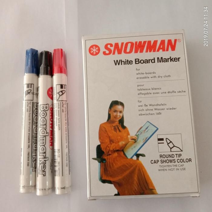 

New Spidol snowman boardmarker / white board/non permanent
