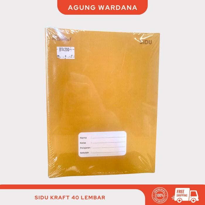 

New SIDU KRAFT BUKU TULIS GARIS ISI 40 LEMBAR 1 PACK 10 PCS