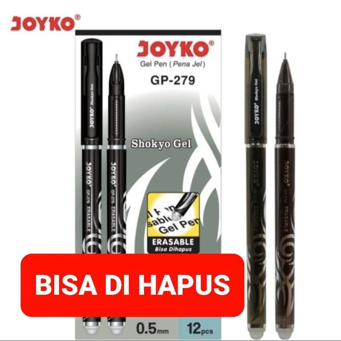 

New Pulpen Joyko Erasable Gel Pen /Pulpen Bisa Dihapus JOYKO Shokyo GP-279
