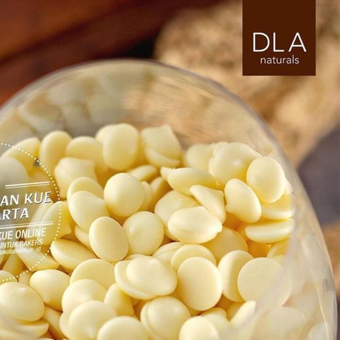 

Neww DLA Naturals - Ivana 30% 250gr White Coin Couverture Chocolate Putih Terlaris