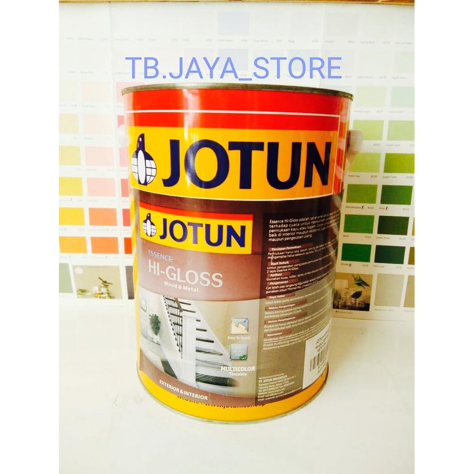 CAT JOTUN KAYU & BESI ESSENCE HI GLOSS 5L PUTIH (CHI) / CAT MINYAK