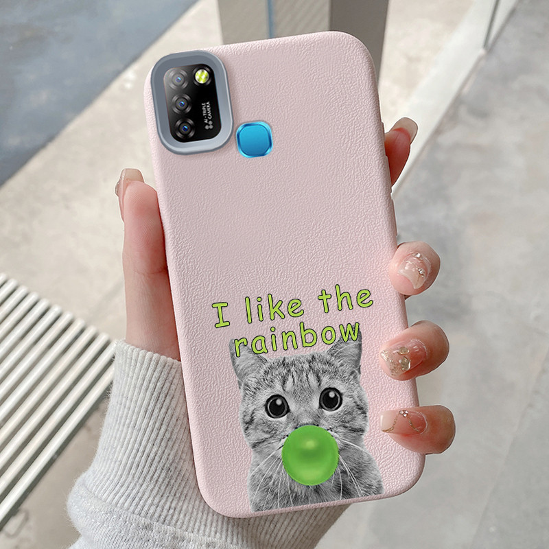 Casing Hp untuk Infinix Smart 5 Smart 6 Ram 3 Hot 10 Lite 4G Case Casing Kulit TPU HP Softcase ponse