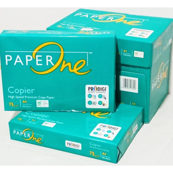 

HRG DISKON Paper One A4 - 75Grm - Per Box KHUSUS GRAB/GOSEND