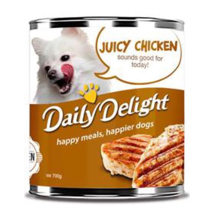 

Promo Daily Delight Dog Food Kaleng 375gr Rasa Chicken