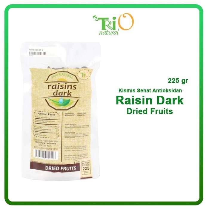 

Baru Trio Natural Raisins Dark 225g Kismis Hitam Best Seller