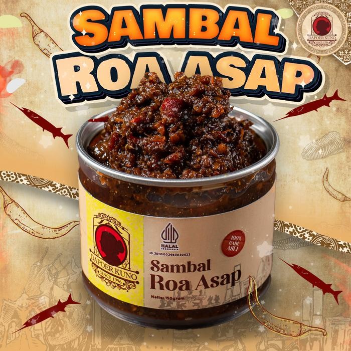 

Baru Sambal Roa Asap DAPOER KUNO 150g - Gurih Halal