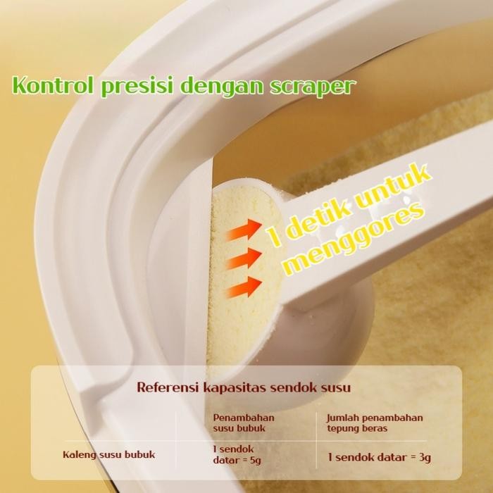 Cod Kotak Susu Bubuk Bayi Container / Toples Susu Bubuk Bayi / Toples Kotak Penyimpanan Makanan /