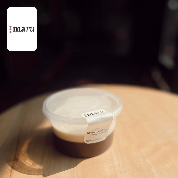 

Baru Cocoa Pudding dengan Vanilla Custard Puding Coklat Lembut