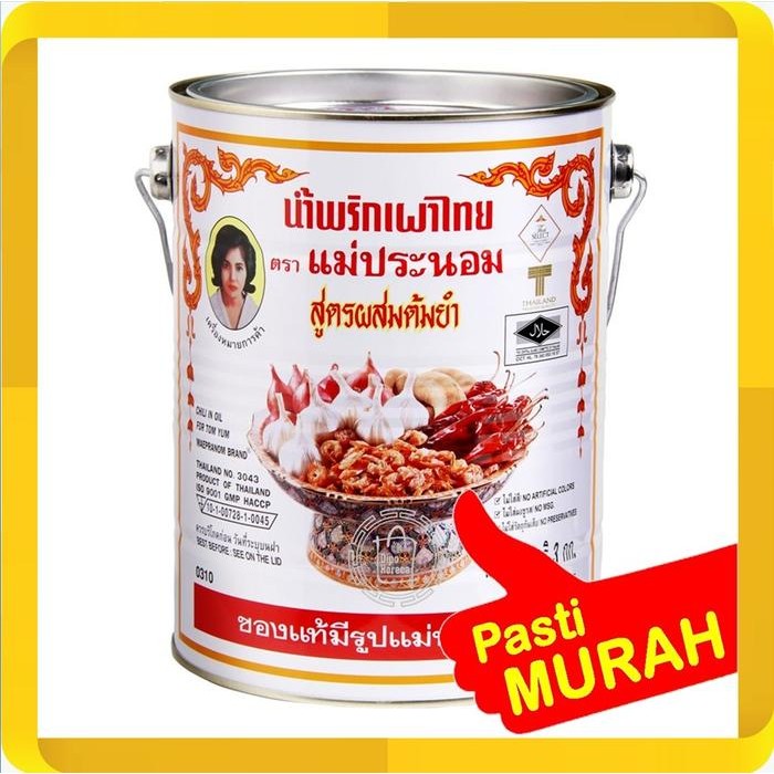 

MAE PRANOM CHILI IN OIL 3KG MAEPRANOM CHILLI IN OIL FOR TOM YUM 3000G