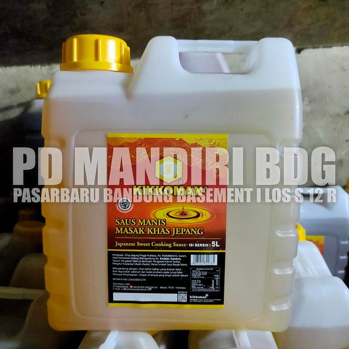

KIKKOMAN MIRIN 5 L SAUS MANIS KHAS JEPANG