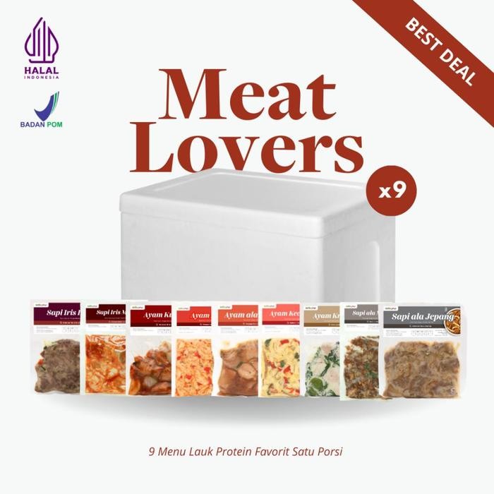 

Baru Satu Porsi Meat Lovers 9 Menu Sapi & Ayam - Frozen Ready Meal