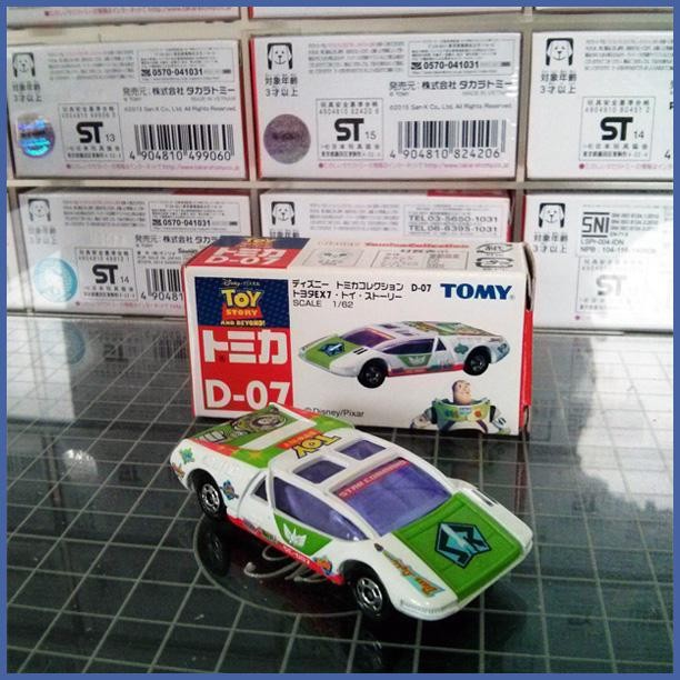 Tomica Disney D-07 Toyota Ex7 Toy Story Buzz Lightyear