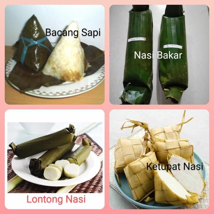 

Baru Nasi Lebaran 1 Porsi - Lontong / Ketupat / Nasi Bakar / Bacang