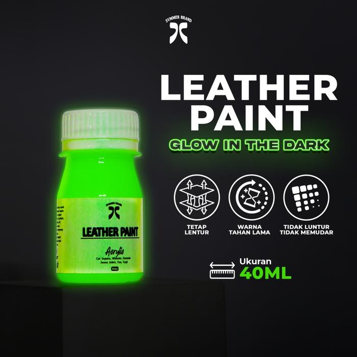 Glow In The Dark Paint Cat Sepatu Leather Painting Canvas Painting Distro Pembersih Summer Shoes