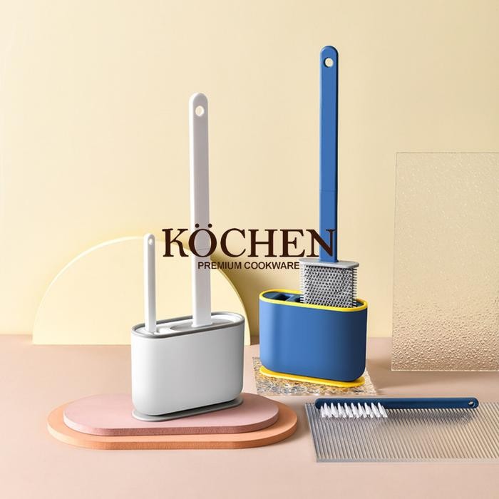 SIKAT WC TOILET KAMAR MANDI SILIKON 3IN1 BRUSH KARET PLASTIK