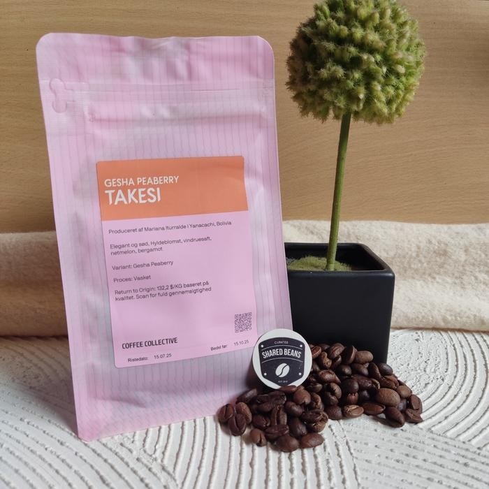 

Coffee Bean - Bolivia, Takesi Geisha Peaberry - Filter - Coffee Collective