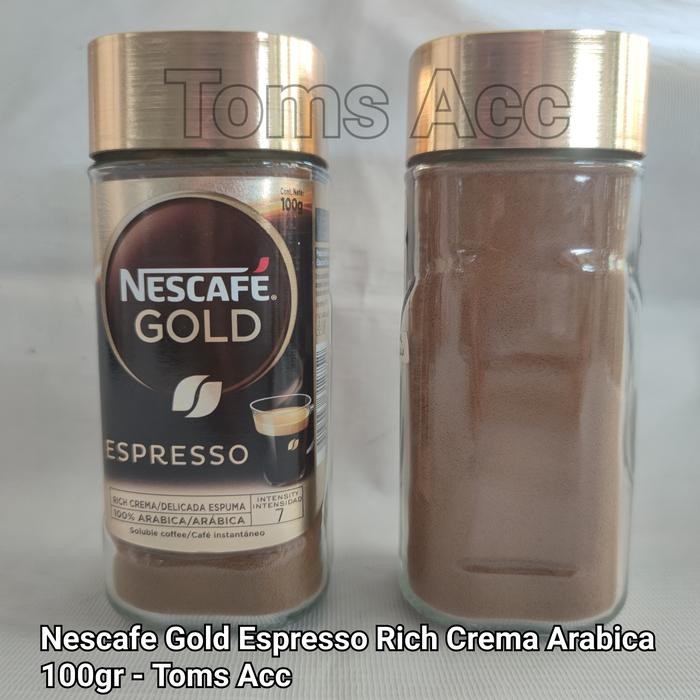 

Nescafe Gold Blend Espresso Rich Crema Arabica Coffee 100gr