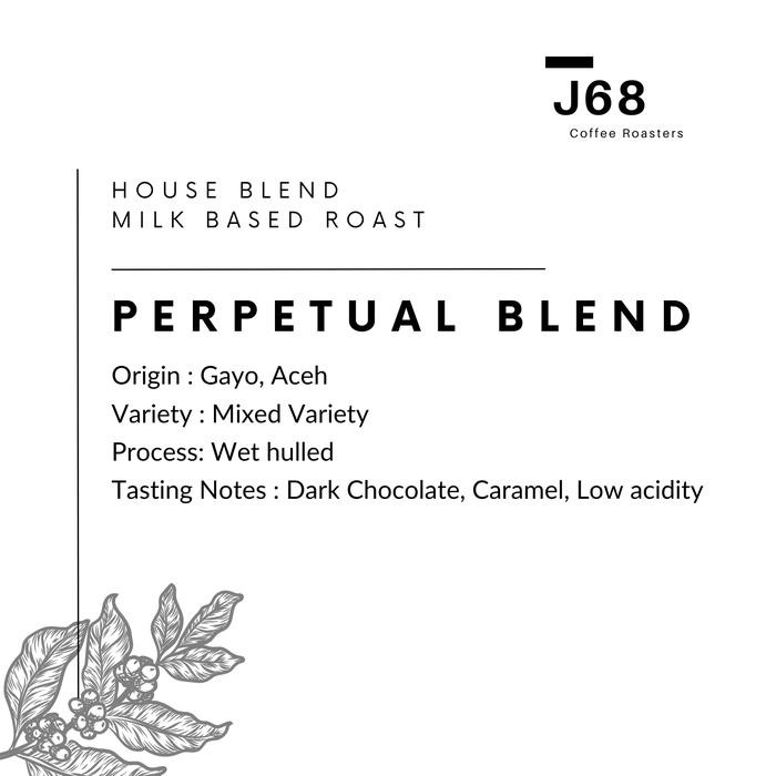

Medium Dark Roast Espresso Blend Perpetual Biji Kopi Arabika J68
