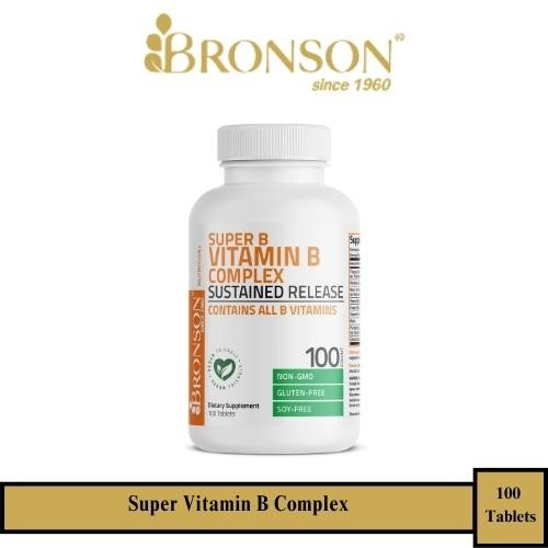 BRONSON Vitamin B Complex Sustained Release - 100TABS