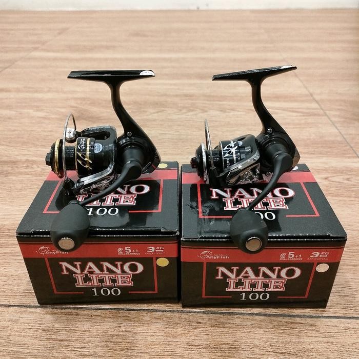 Reel Anyfish Nano Lite 100 200 300 Mini Reel Ultralight Spinning Pancing