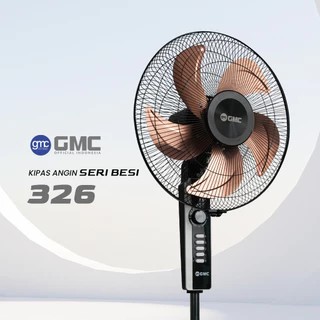 

GMC Kipas Angin 326 – Seri Besi – Kipas Lantai 16", 55W, Baling-Baling Kuat – Semua Warna