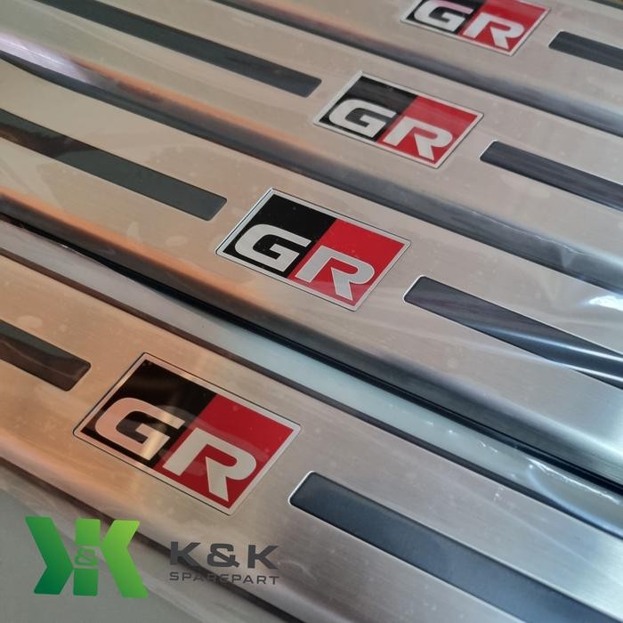 GR SCUFF PLATE SET FORTUNER GR (100% ORI ASTRA)