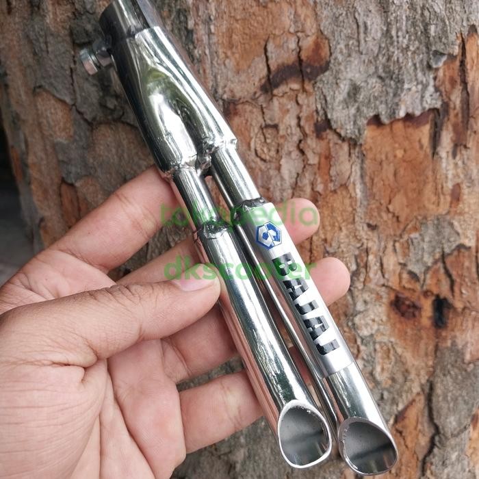 Vespa Slencer Knalpot Stenles Vespa Bajaj deluxe / Super