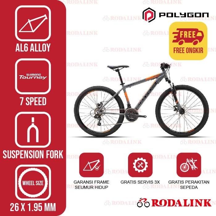 Polygon Sepeda Gunung MTB Monarch M3 26"