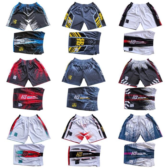 Celana voli mizuno full printing depan belakang kolor olahraga