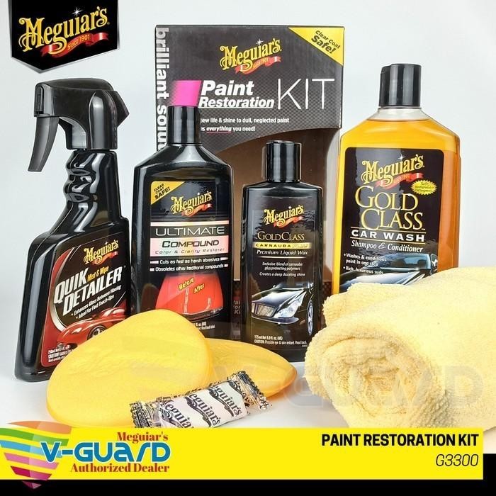 Meguiars Paint Restoration Kit - Paket Poles Restorasi Cat Mobil Kusam