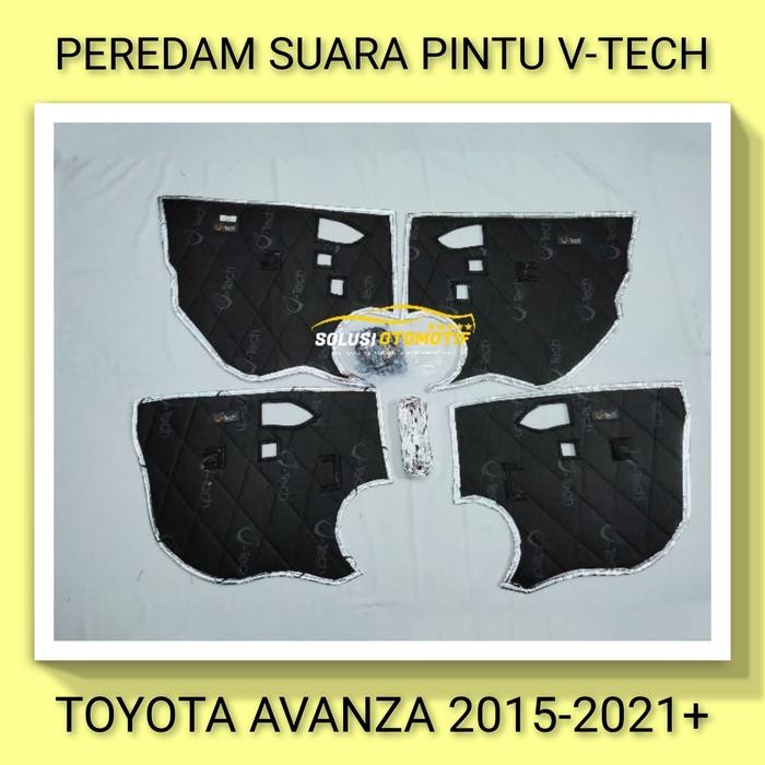 TOYOTA AVANZA 2015-2021+ Peredam Suara Pintu Aksesoris Mobil VTECH Ori