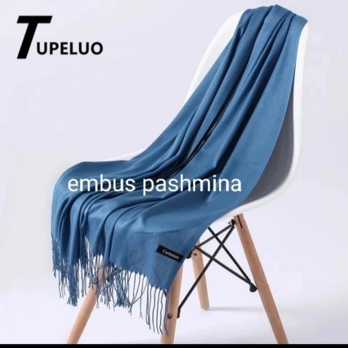 PASHMINA MOTIF POLOS // SYAL POLOS CASHMERE // SELENDANG