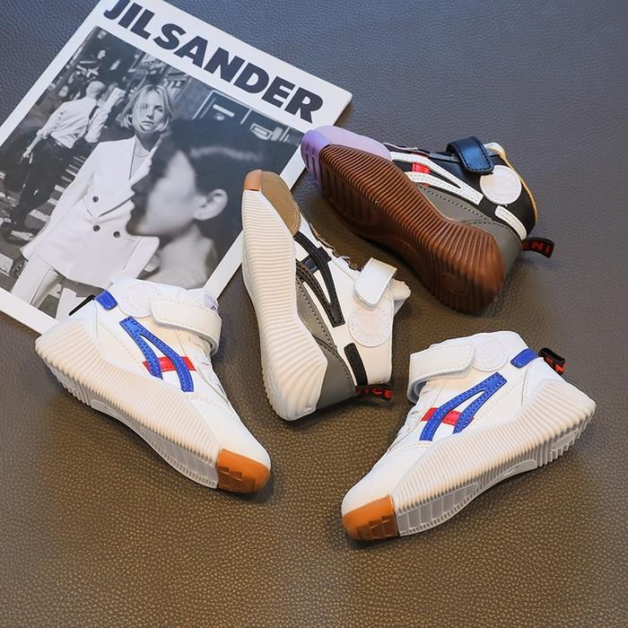 LVR "FREE BOX" SIZE 26-30 Sepatu Sneakers Anak Motif Tali 1 Sepatu Fashion LV0590