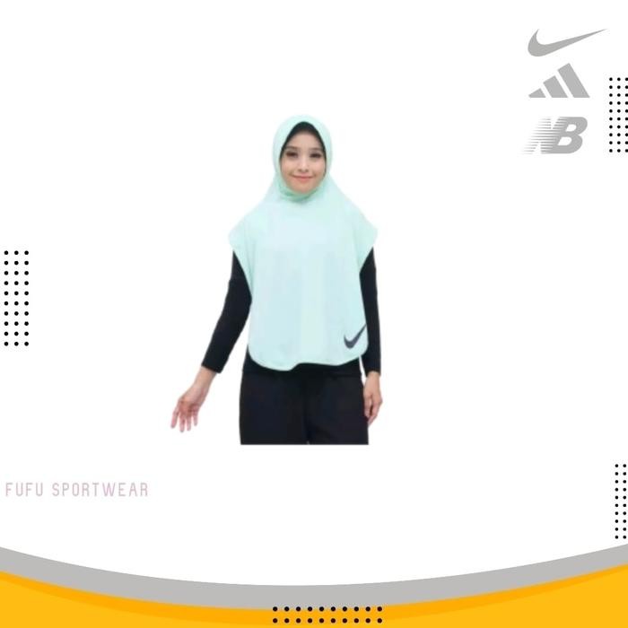 Jilbab Olahraga Menutup Dada Hijab Olahraga Panjang Bergo Sport