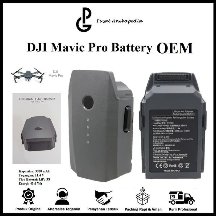 Dji Mavic Pro Battery - Dji Mavic Pro Baterai - Dji Mavic Pro Batere
