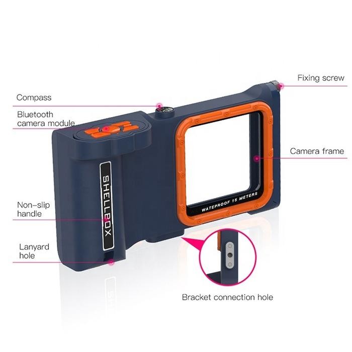 Samsung Oppo Vivo Universal Shellbox Waterproof Case Diving Case 15M