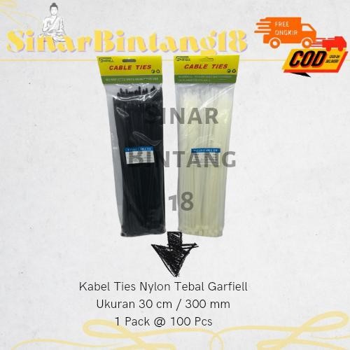 

ID KABEL TIES NYLON TEBAL 30 CM GRAFIELL 1 PACK @ 100 PCS