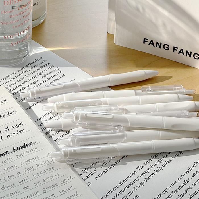 

ID WINZIGE 10PCS PULPEN GEL 0,5MM PENA GEL MEKANIK HITAM BALLPOINT PULPEN BOLPEN KREATIF CUTE PEN