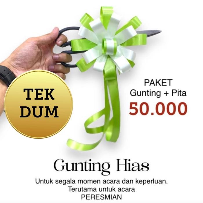 

ID GUNTING PERESMIAN LENGKAP PITA UNTUK GUNTING