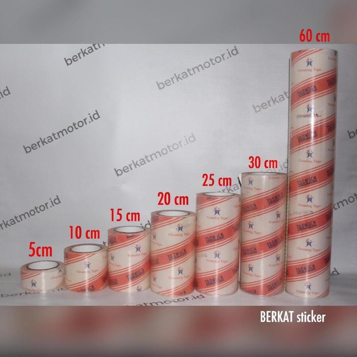 

ID TRANSFER / MASKING TAPE TRANSIGN 15 CM LAMINASI CUTTING STICKER STIKER