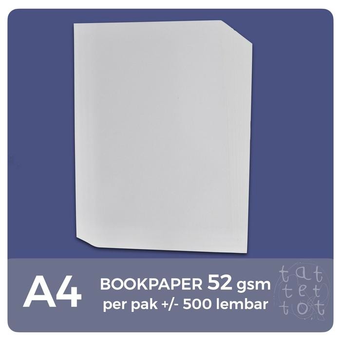 

KOIC Kertas Bookpaper A4 52 Gr 1 Rim Imperial Book Paper Novel